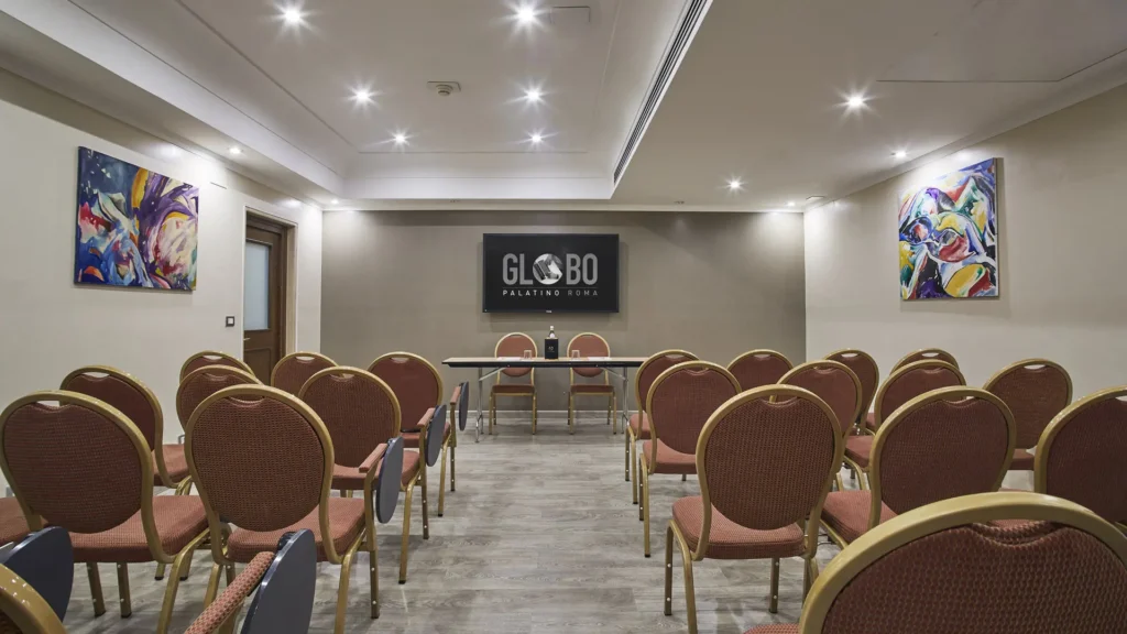 Sala Aniene: a sala de reuniões do Centro de Congressos Globo