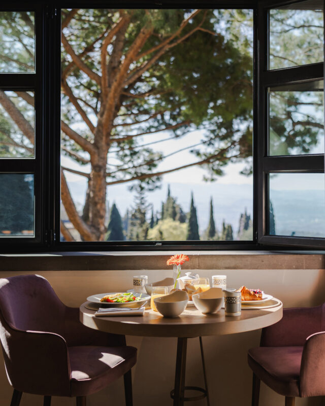 colazione hotel fiesole vista firenze